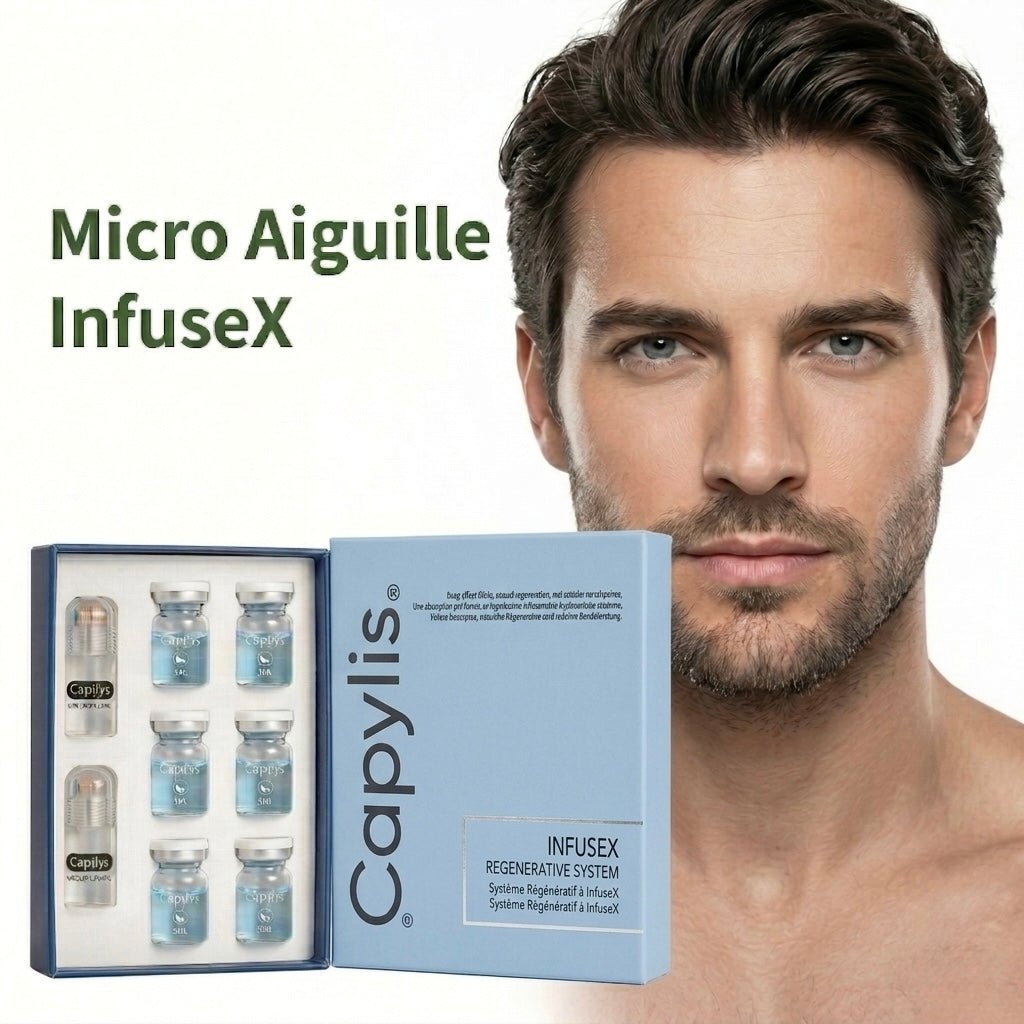 InfuseX® by Capilys – Traitement chute de cheveux héréditaire homme - Capilys